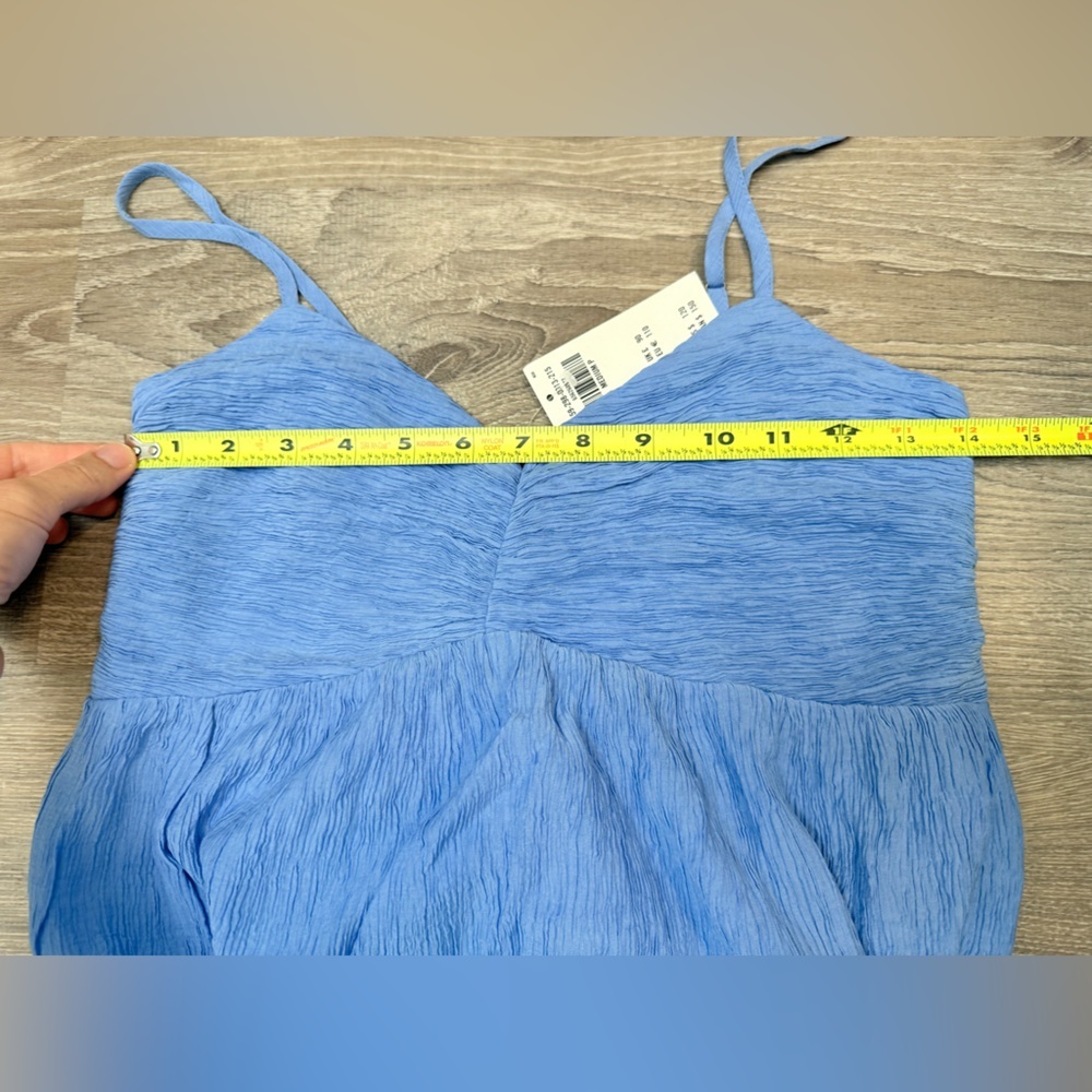 Abercrombie & Fitch Sky Blue Maxi Dress with Side Slit - Picture 10 of 13